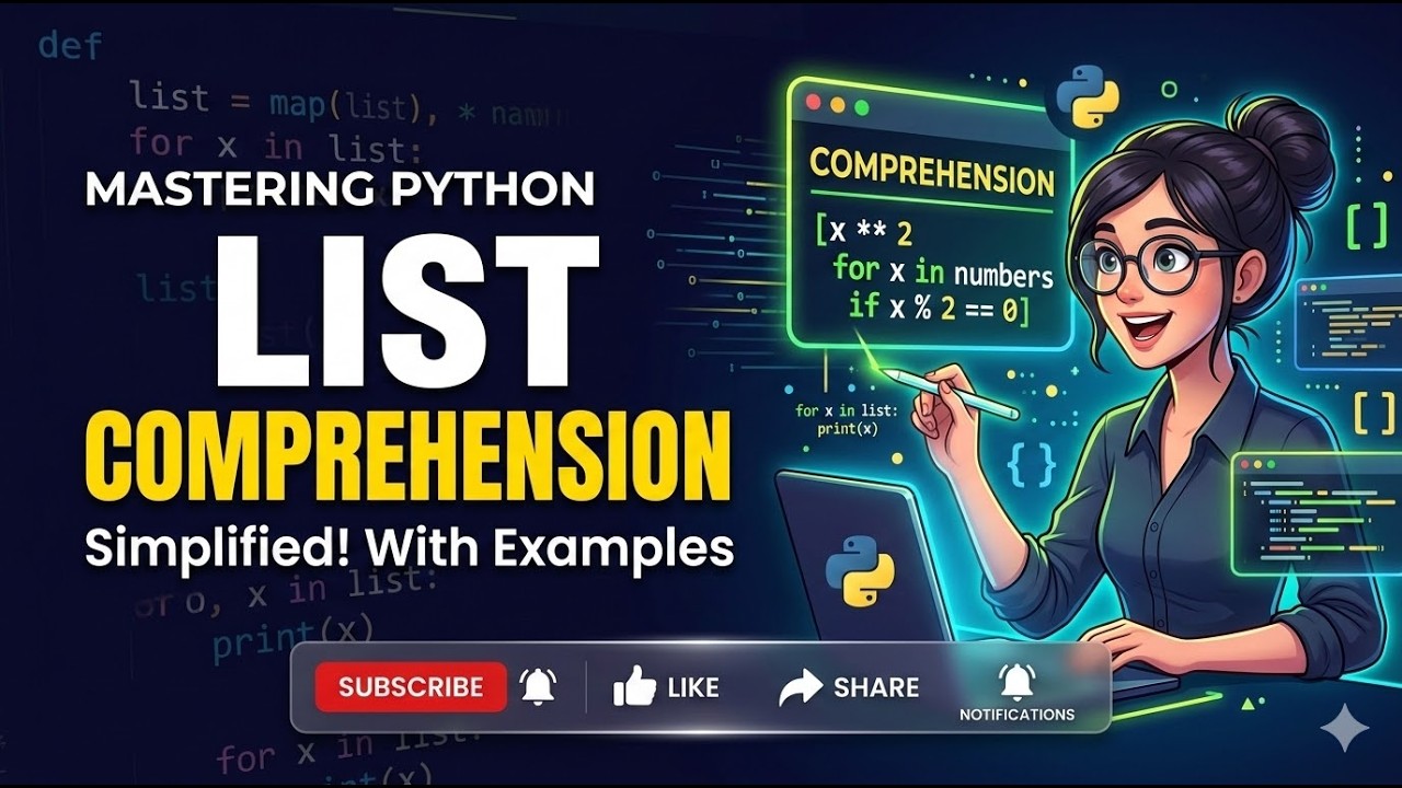 list comprehension  in python with examples