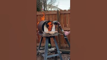 Lighting the forge for the first time