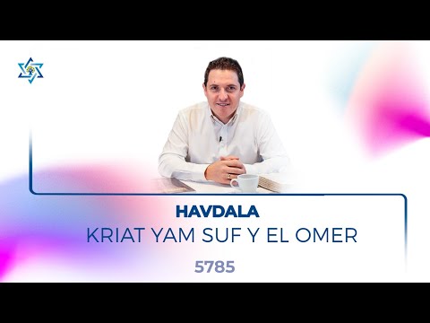 Havdalá 7o día #Pesaj 5785 - Kriat yam suf y el Omer | Yovel 🇨🇴