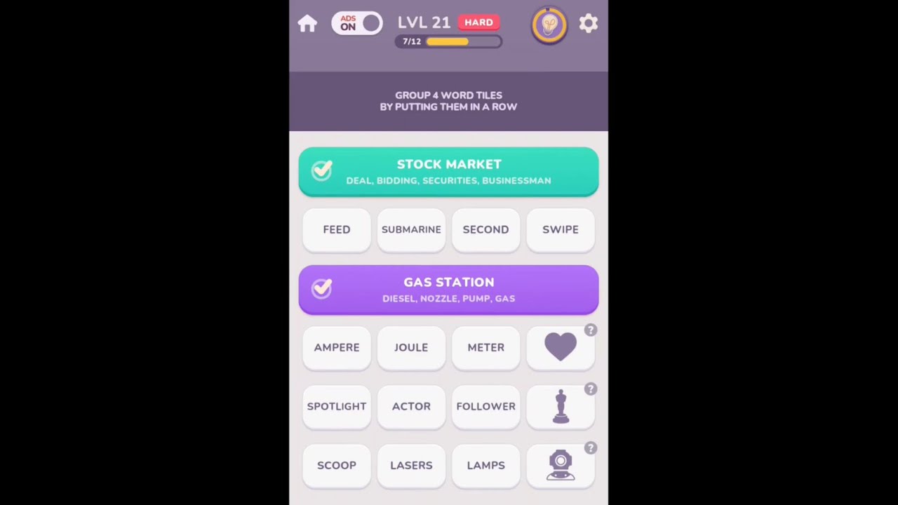 Word Jam - Association Puzzle - Levels 21-25