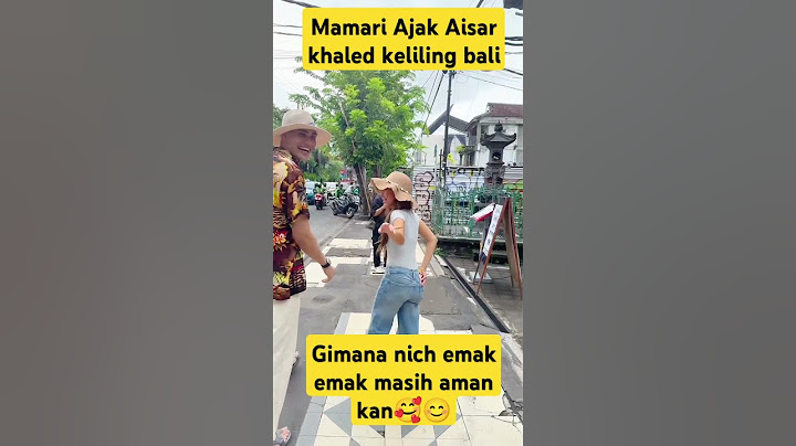Aisar khaled dan mamari keliling bali #shorts #aisarkhaled #trending