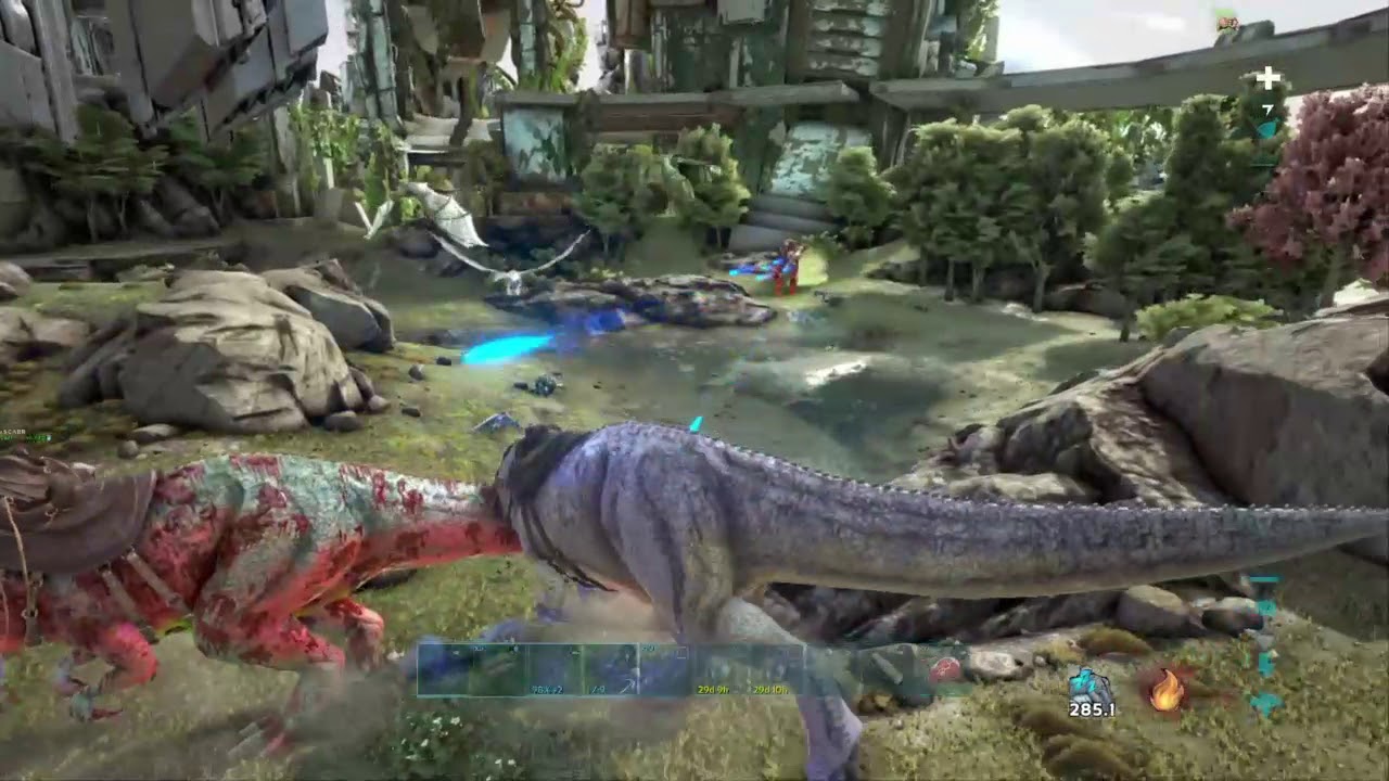 Griefing 943 & dilo dropping towers | Ark Official PvP PS4|