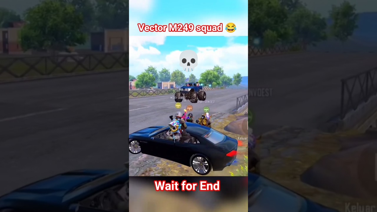 Vector full M249 squad 😂 heart attack 😱