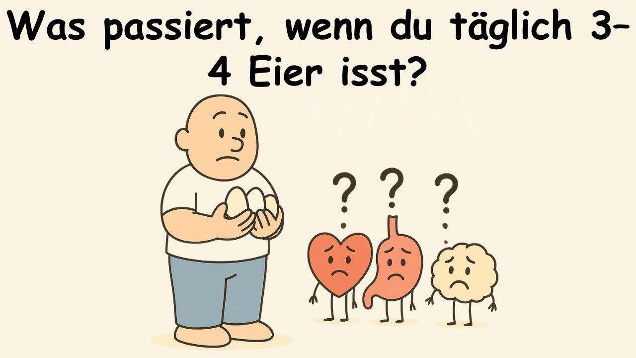 Was passiert, wenn du täglich 3–4 Eier isst?