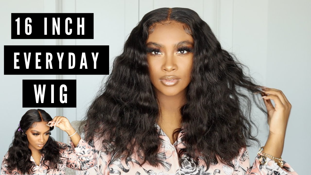🤑CHEAP BudgetFriendly|Natural Everyday 16inch Bodywave HD LACE Wig| QUICK & EASY INSTALL|AsteriaHair