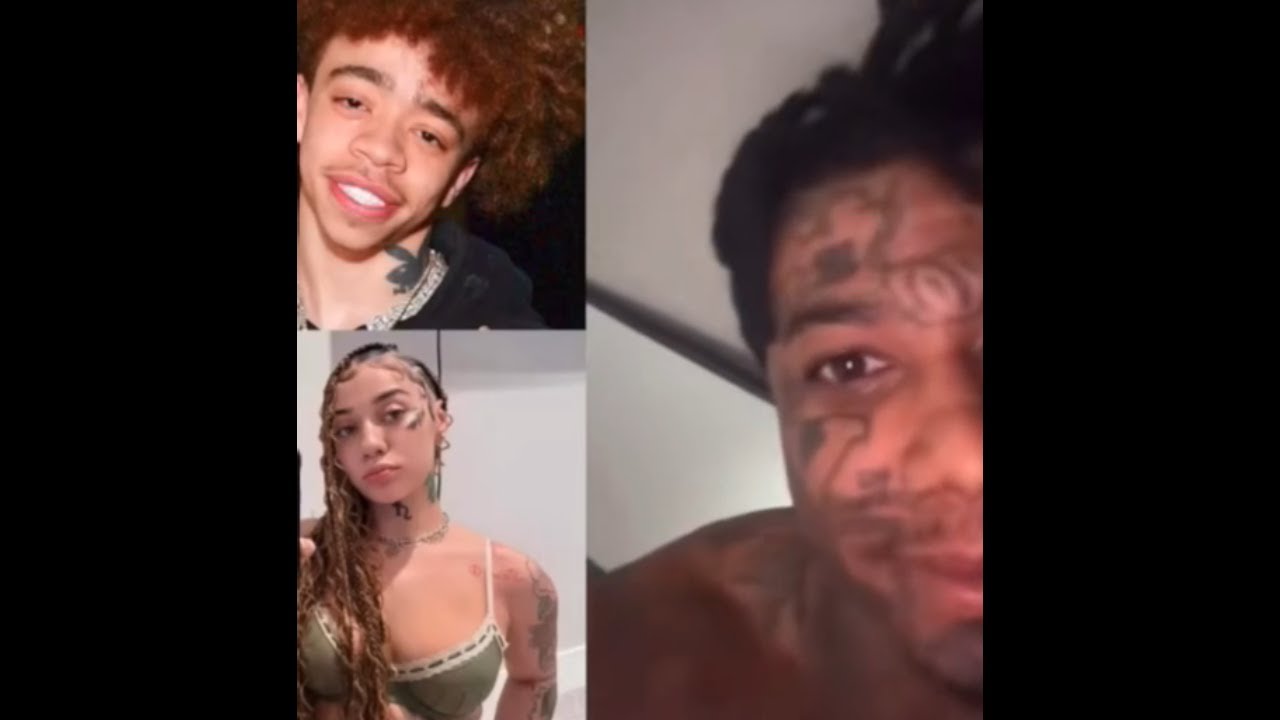 Blueface Trolling & Calling out King Harris Saying He Looks Likes His Girlfriend! Blueface