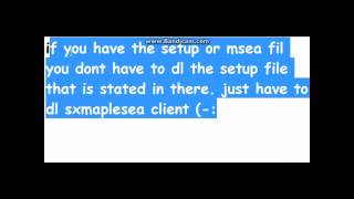 SXMapleSEA EP2 - How to install and get into the server