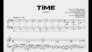 Inception - Time (Kyle Landry's Arrangement) Transcription + Download! chords