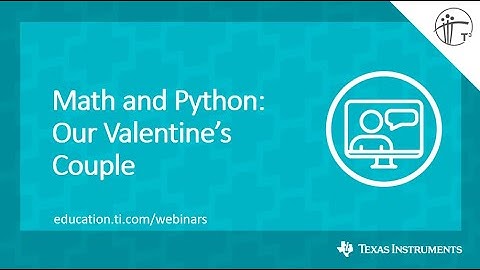 Webinar: Math and Python, Our Valentine’s Couple