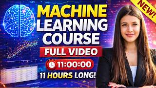 🔥 Machine Learning Full Course 2026 | 🔥 11 Hours Complete ML with Datasets (Beginner to Advanced)