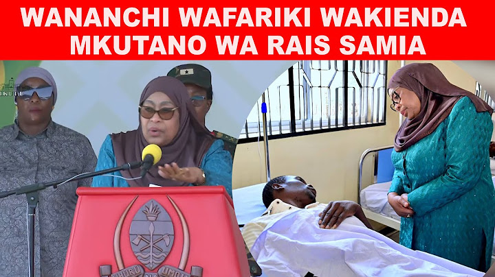 #BREAKING: WATU WAFARIKI WAKIENDA MKUTANO WA RAIS SAMIA , MWENYEWE ATOA SALAMU ZA POLE