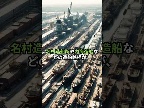 「今、造船株がアツい！日本政府が“巨額投資”を検討中!?」#投資初心者 #日本株 #造船株  #内海造船 #国策銘柄 #防衛関連株 #資産形成 #大学生投資家 #お金の勉強 #日本経済 #Shorts