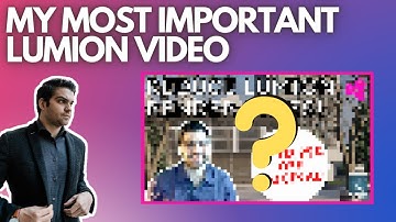 This Is My Most Important LUMION Video!