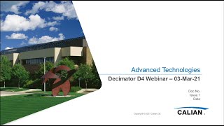 Features & Capabilities of Decimator D4 Webinar - March 3, 2021