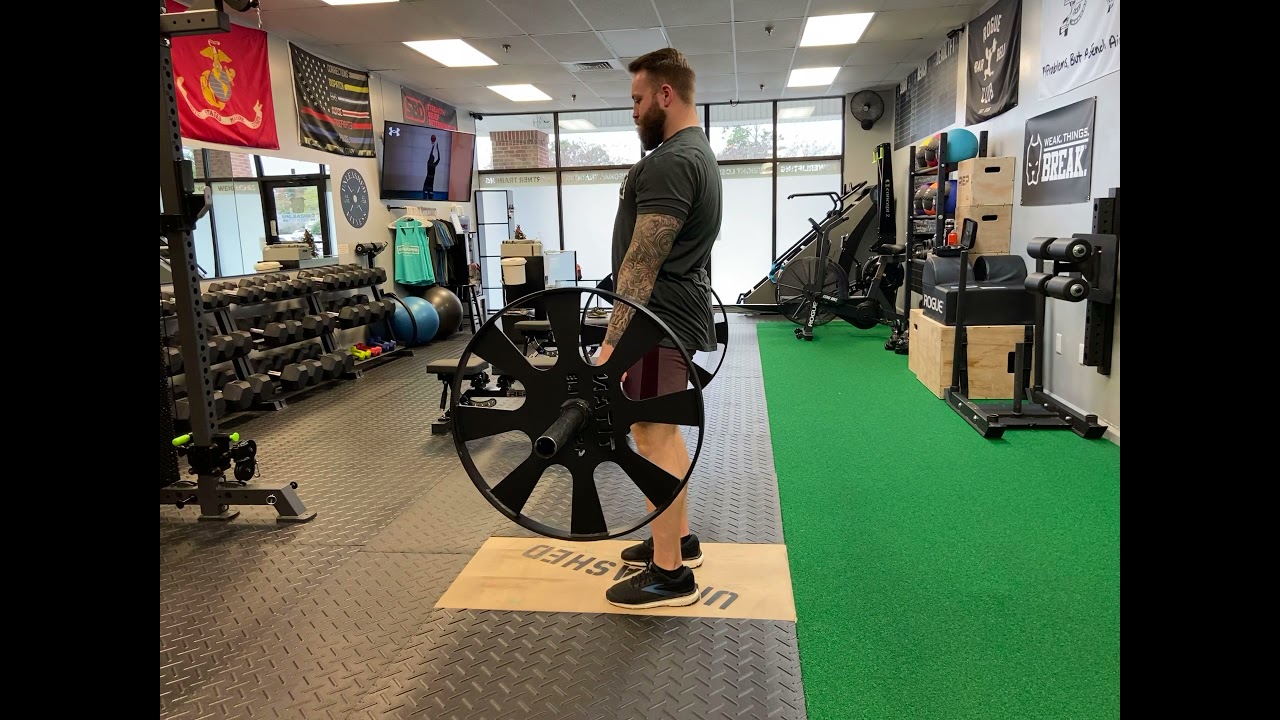 Axle Bar Wagon Wheel Deadlift YouTube