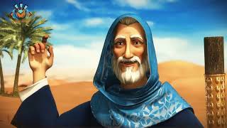 اللحظة التى ترك فيها سيدنا ابراهيم السيدة هاجر فى الصحراء لكي تواجهه مصيرها بمفردها  بأمر من الله