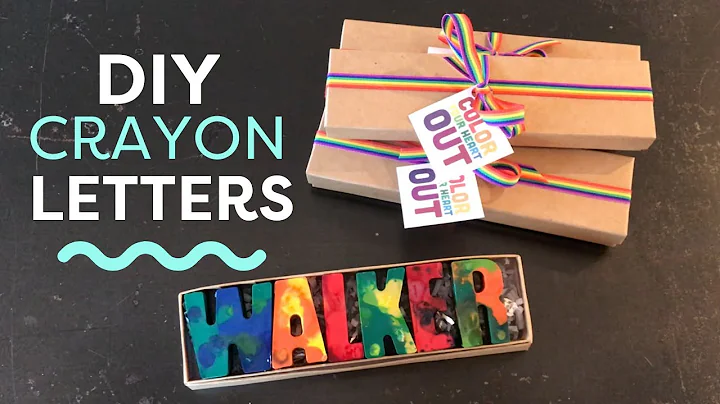 Upcycle Your Broken Crayons | How to Make Oven-Baked Crayon Letters