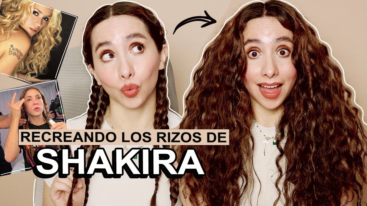🔥 La Rutina de Rizos de SHAKIRA 😍 ¿Funciona?