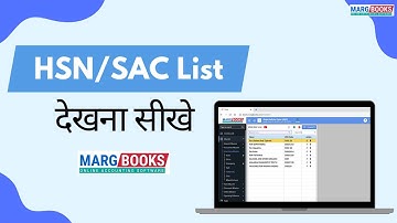HSN/SAC List [Hindi] | Marg Books | ONLINE Accounting Software