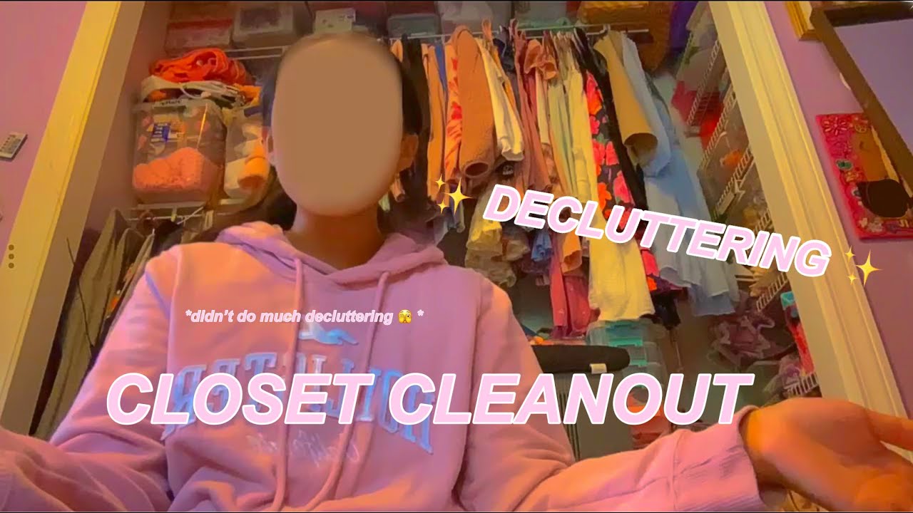 CLOSET CLEANOUT! - YouTube