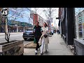 West queen west to ossington and a bus  toronto walk april 2024