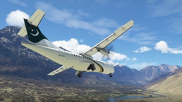Visual Approach to Gilgit : OPGT Rwy25