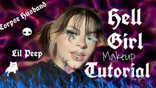 Hell Girl //Goth Girl Makeup tutorial screenshot 3