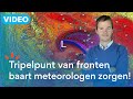 Zorgt tripelpunt op woensdag voor een waterbom boven benelux