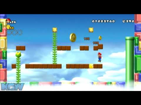 New Super Mario Bros Wii - Star Coin Location Guide - World 2-4 | WikiGameGuides