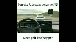 Porsche 911 E Ayar Veren Golf😳 Resimi