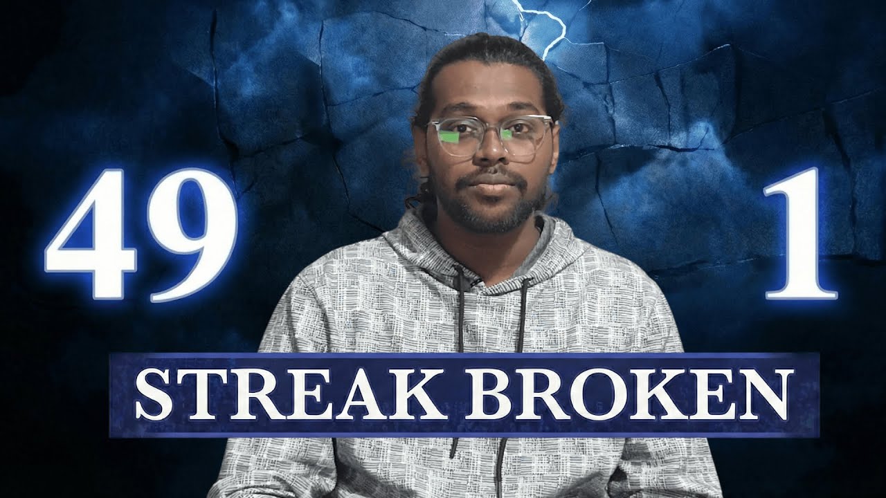 Я прервал свою 50-дневную серию и усвоил этот ШОКИРУЮЩИЙ урок.