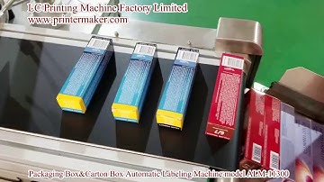 Packaging Box&Carton Box Automatic Labeling Machine model ALM-11300