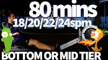 80 Minute Rowing Workout - Variety That Makes Time Fly | RowAlong