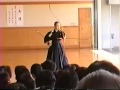 2005年4月10日 中日本女子 福井県立武道館弓道場 矢渡 佐竹万里子 範士八段 kyudo