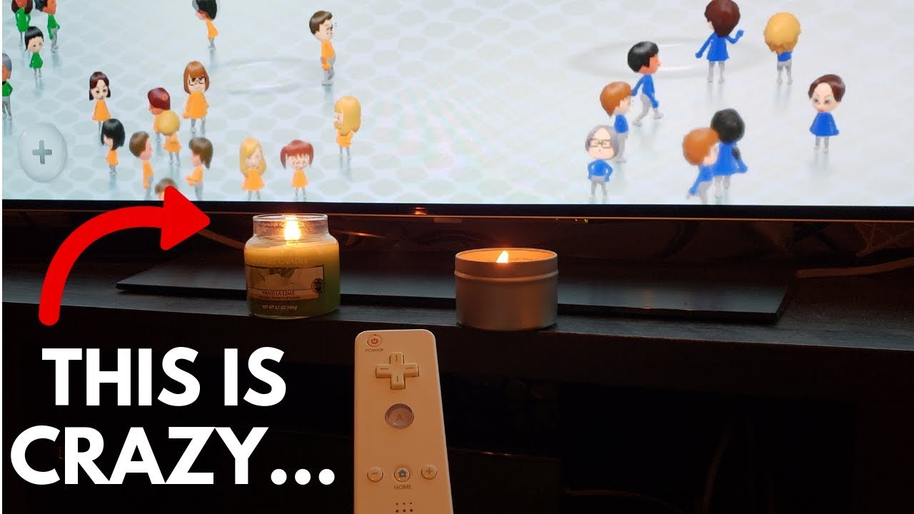 Geniet Ontslag chatten Replacing the Wii Sensor Bar with Candles... What Happens?? (So weird...) -  YouTube