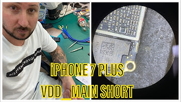 BASIC REPAIRS - iPHONE 7 PLUS WATERDAMAGE - NO BOOT - NO POWER - SHORT ON VDD_MAIN - FAST REPAIR