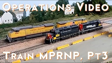 Ops Video of Franklin Grove train - PART3 - Model Train Layout with Operations & Realism. S2020E29