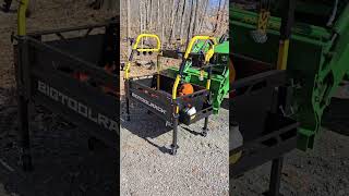 Big Tool Rack Front Mount Quick Hitch - Tractor Implement #johndeere #kubota #compacttractor