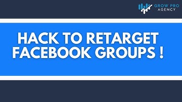 🥷 🤫  Super Secret Ninja Hack to Re-Target Facebook Groups 🤫  🥷