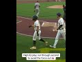 Avoided the force out and scored two runs 🔥