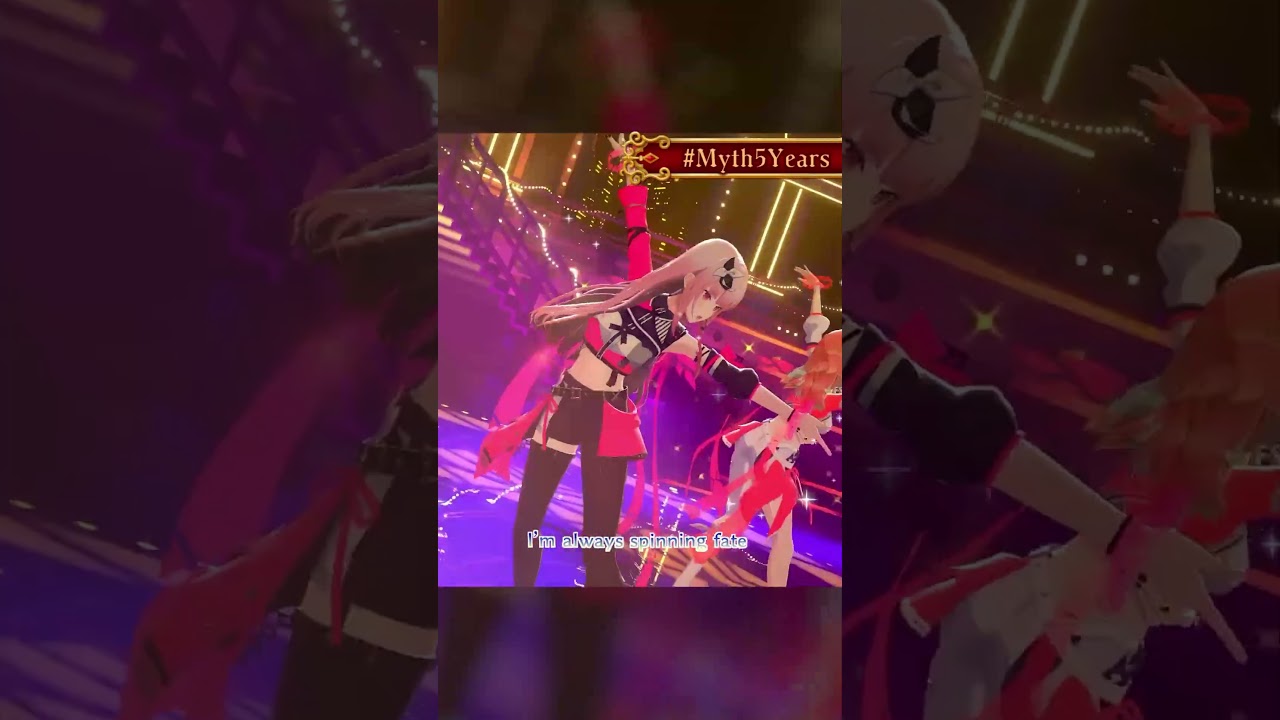 #holoMyth spinning fate with Fortune Spinner 🎶 #Myth5Years #hololiveen