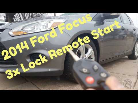 How to: Remote Start in a 2014 Ford Focus