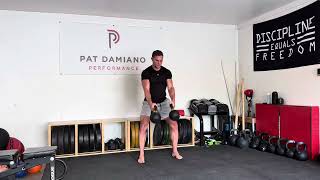 Double Kettlebell Deadstop Clean