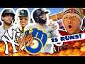 EVERYONE HOMERS! || YANKEES VS BREWERS GAME 2 FAN REACTION [only 15 runs....Red Sox scored more]