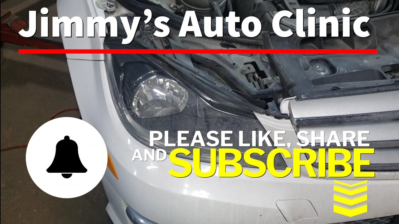 Mercedes Headlight Bulb Replacement H7 Halogen YouTube