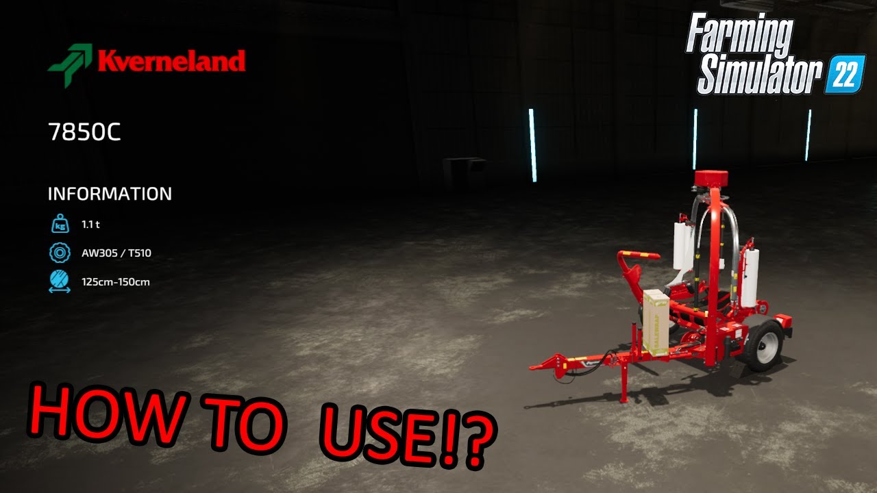 Kverneland 7850C (Farming Simulator 22) - YouTube