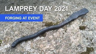 Blacksmith Forge At Event Lamprey Day 2021 In Svetciems In Latvia.