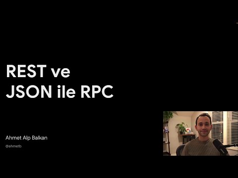 RESTful API&rsquo;lar ve JSON ile RPC