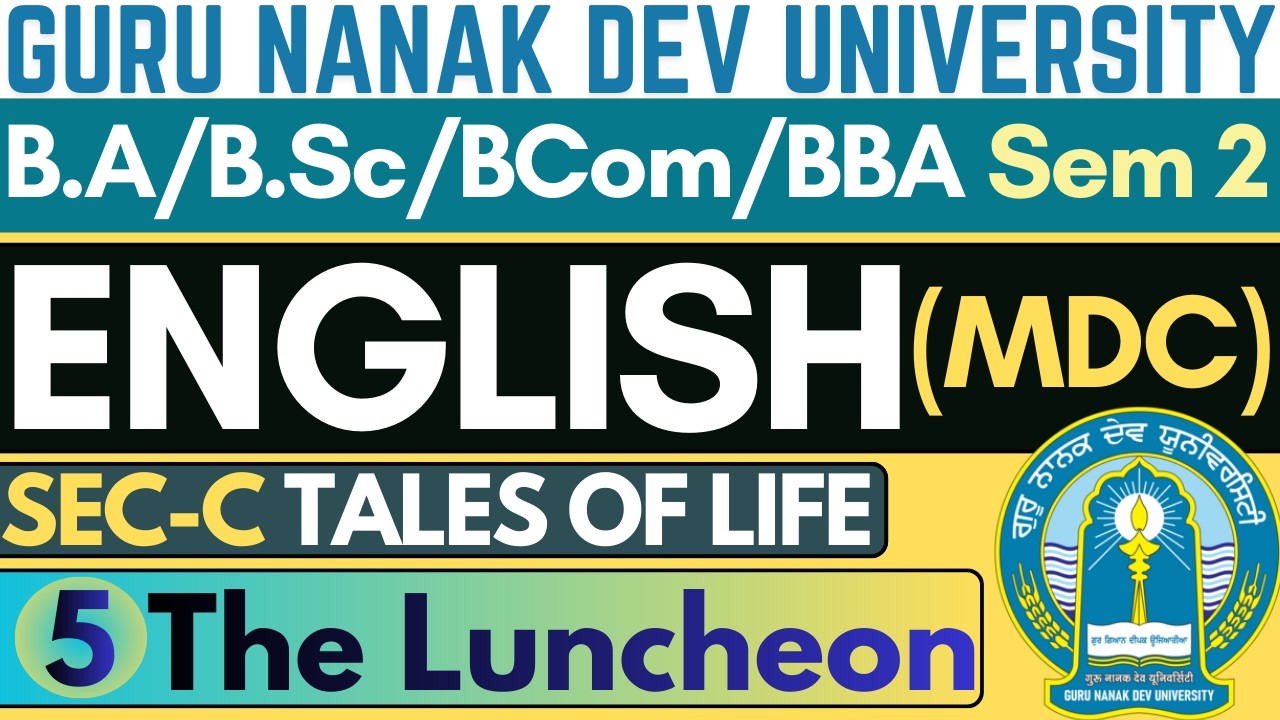 BA Sem 2 English Literature | English Literature BA Sem 2 | English Literature BA 1st Year Syllabus