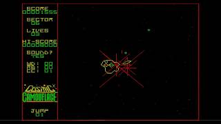 Cosmic Camouflage (Acorn BBC Micro). Score: 1 660. Sector: 6 #asteroids #bbcmicro #acorn #retrogame